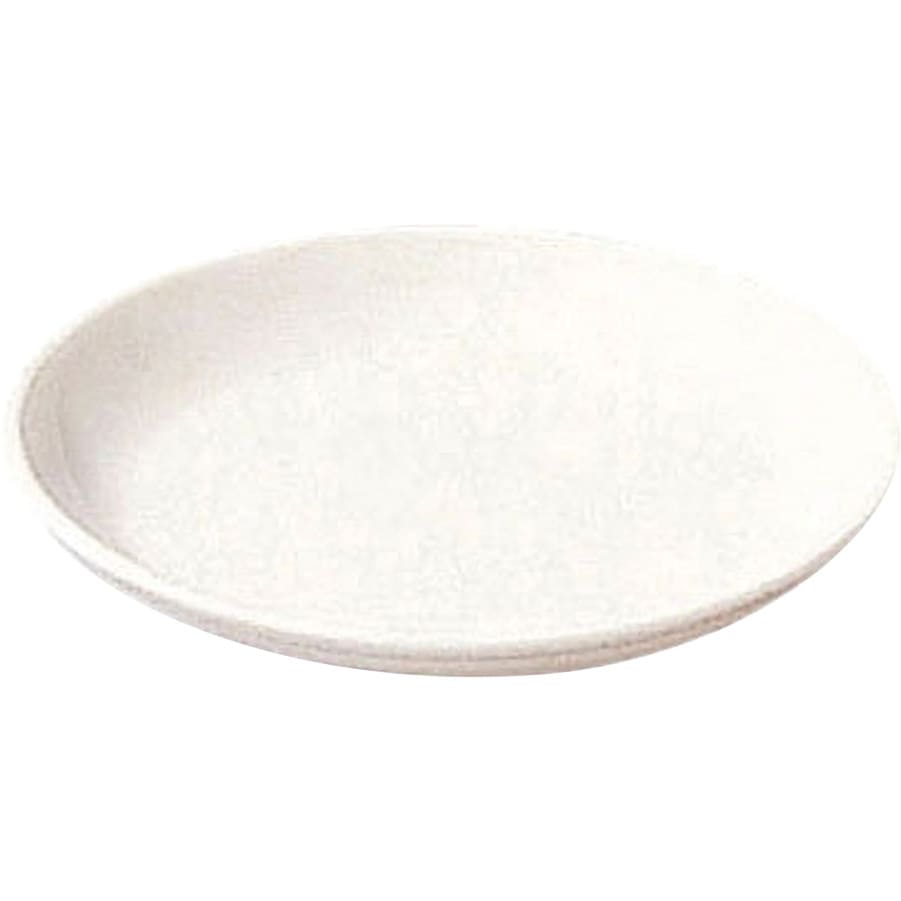 1710W ポリプロピレン食器 給食皿 千羽鶴印(エンテック) 丸皿 白色