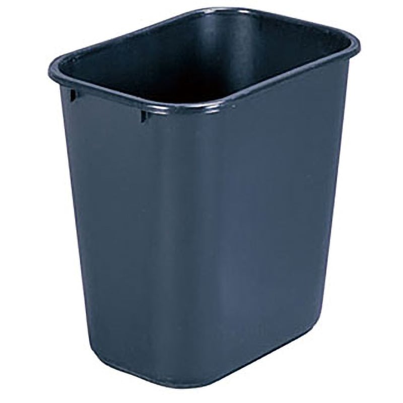 2957 ソフトウェイストバスケット ラバーメイド 角型 ブラック色 39L