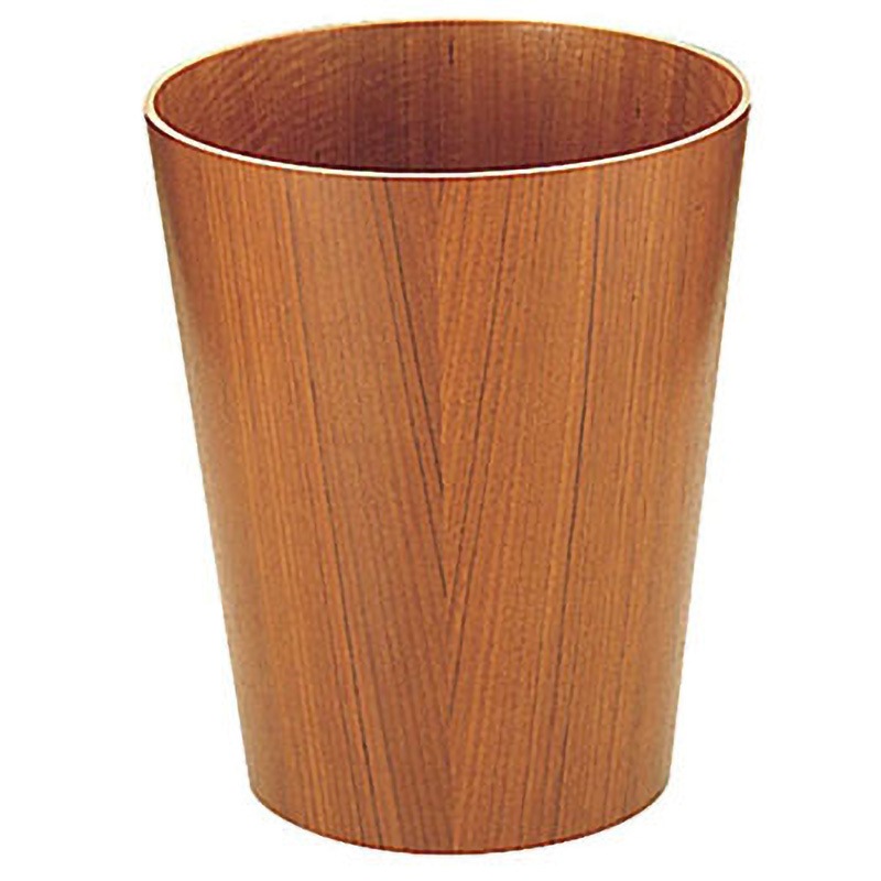 901 木製ルーム用ゴミ入れ(チーク) サイトーウッド 色teak grain