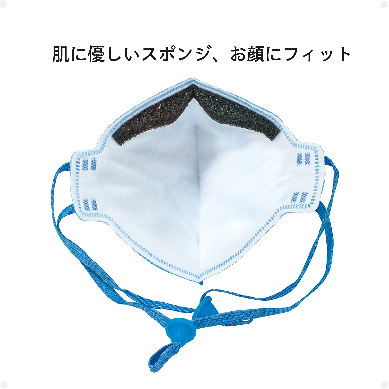 JN013-C Makrite N95マスク 米国NIOSH承認 折りたたみ式 個包装