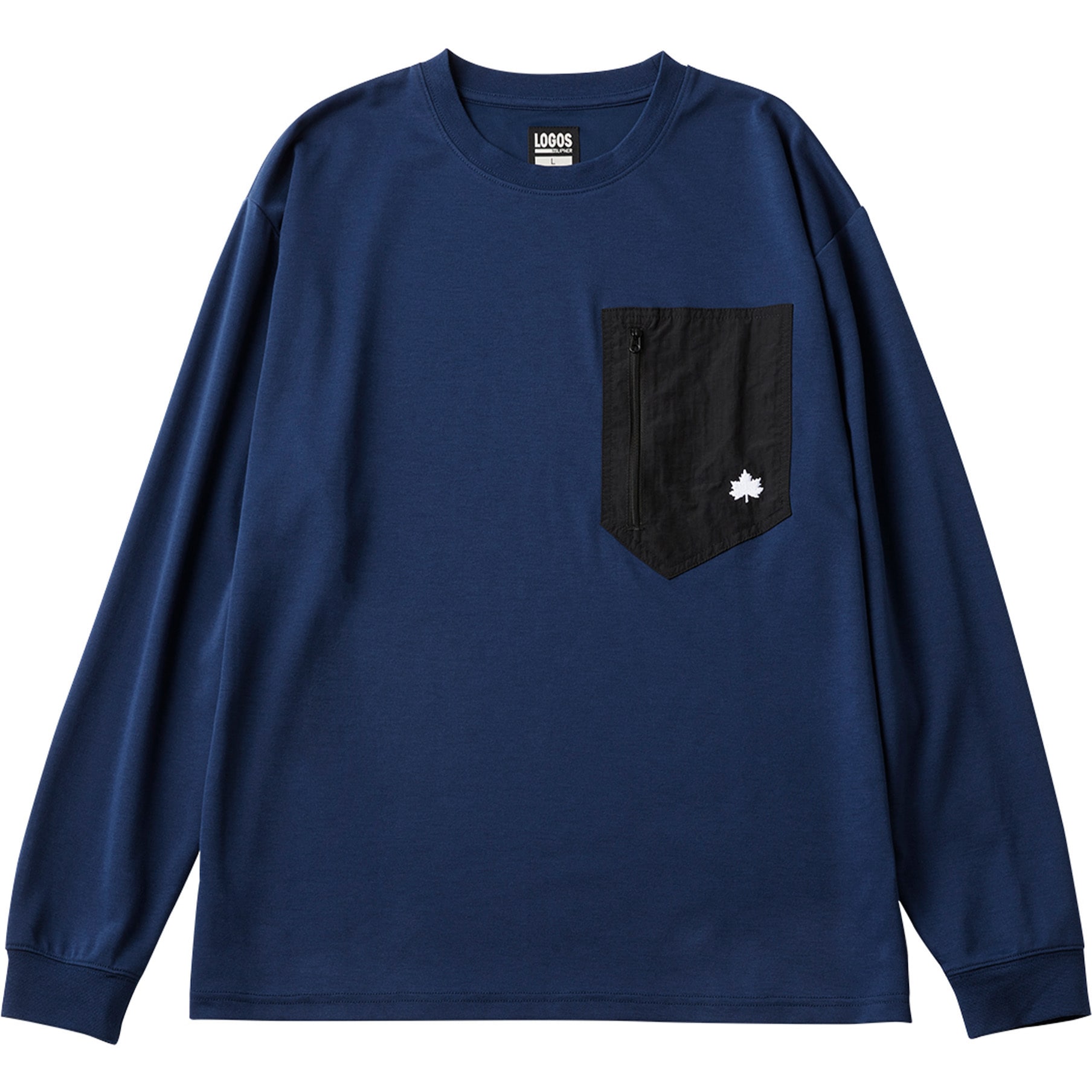 35306283 LOGOS by LIPNER リカバリープルオーバー ロゴス ネイビー色 サイズM