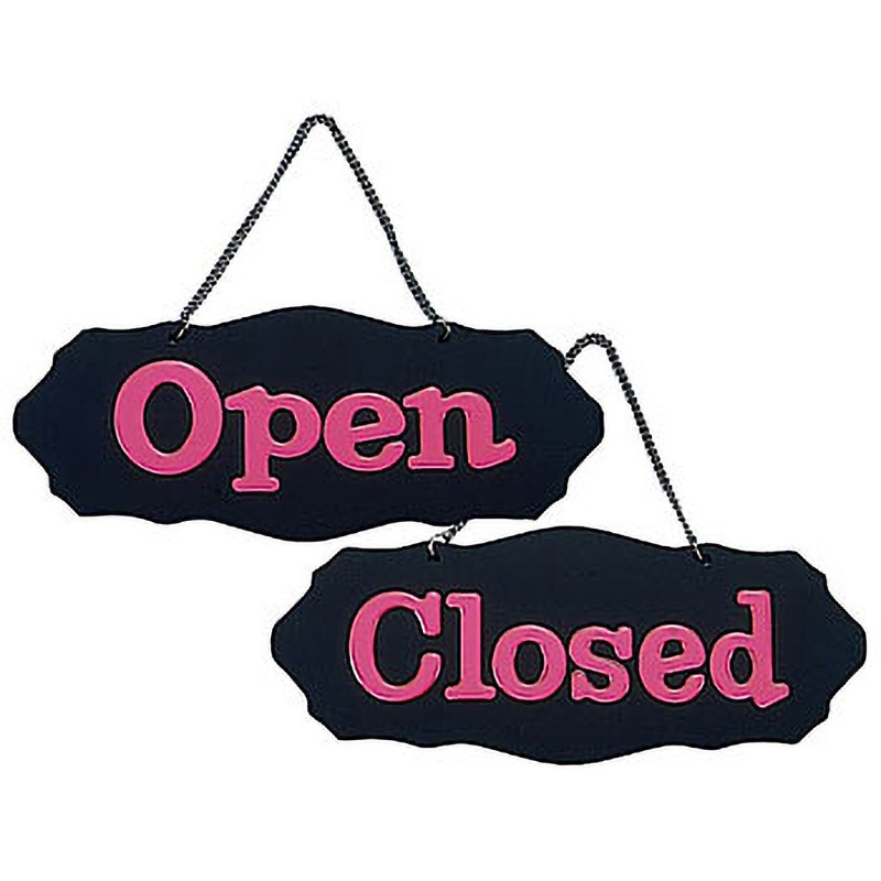 UA30112 OPEN/CLOSED プレート 1個 光 【通販モノタロウ】