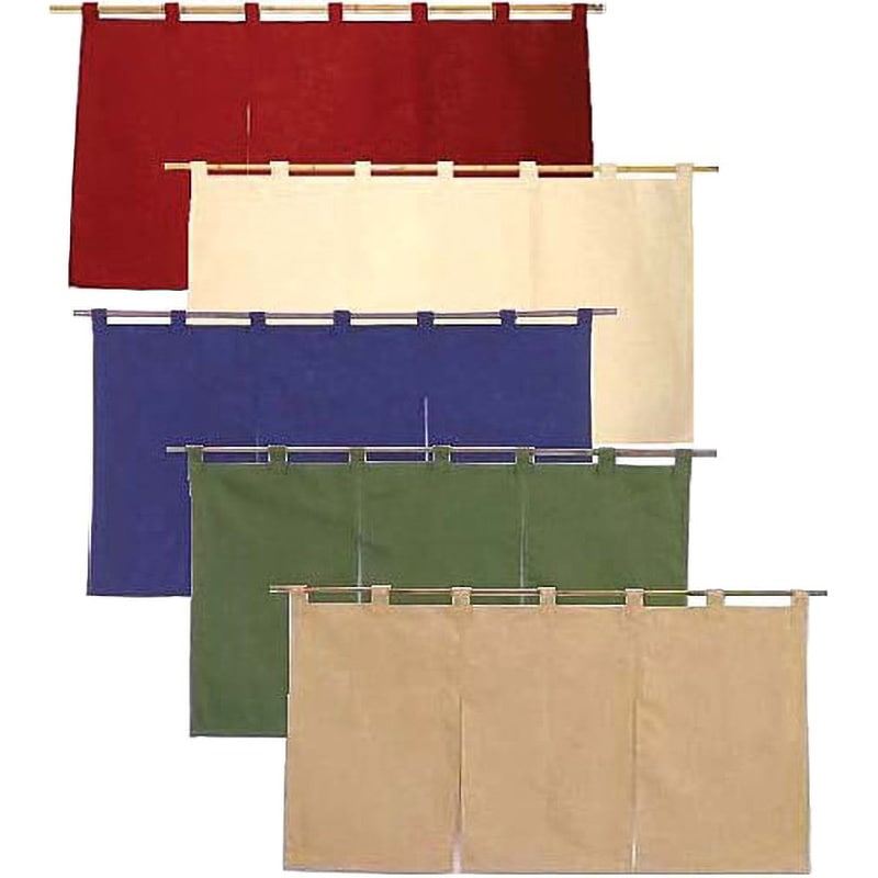 102 半間のれん 綿麻無地 1個 サンメルヘン 【通販モノタロウ】