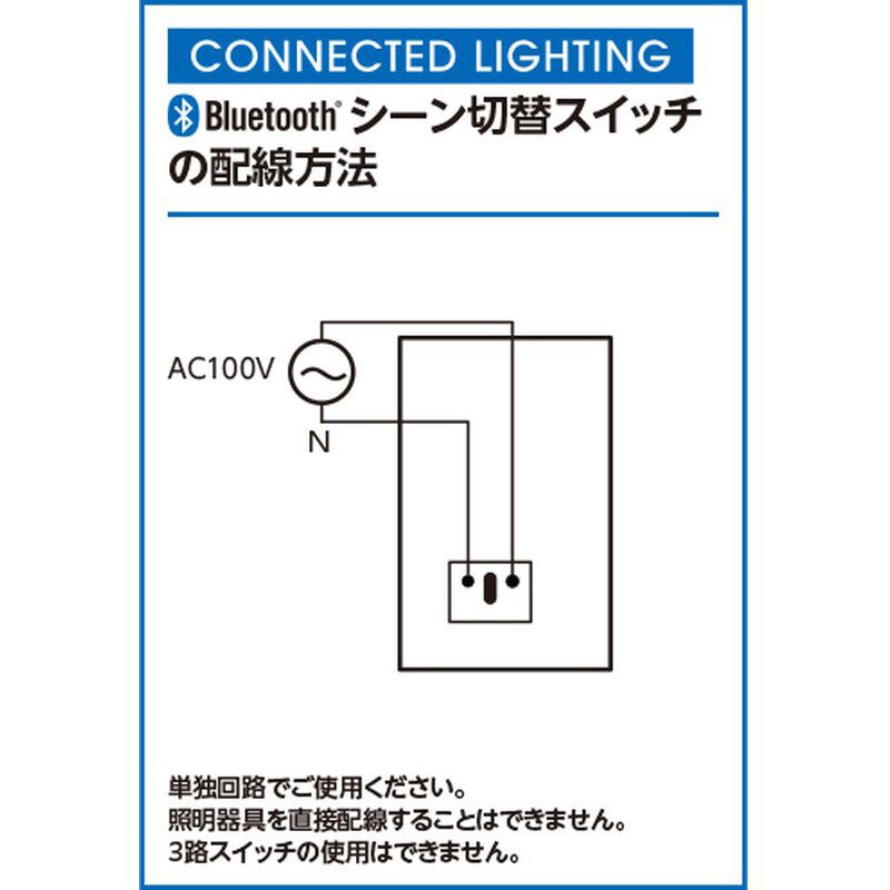LC625 CONNECTED LIGHTING専用コントローラ シーン切替スイッチ