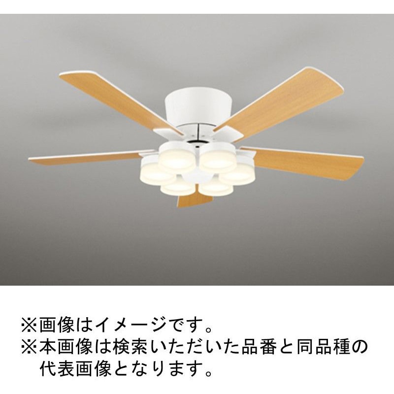 WF441PR AC MOTOR FAN シーリングファン 薄型(灯具一体タイプ) 羽根リバーリブルタイプ 本体 オーデリック(ODELIC)  適用畳数～10畳 電球色/昼白色 - 【通販モノタロウ】