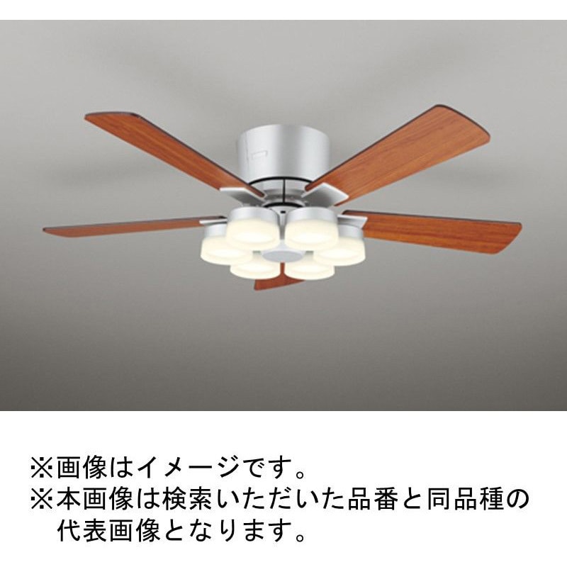 WF442PR AC MOTOR FAN シーリングファン 薄型(灯具一体タイプ) 羽根リバーリブルタイプ 本体 オーデリック(ODELIC)  適用畳数～10畳 電球色/昼白色 - 【通販モノタロウ】