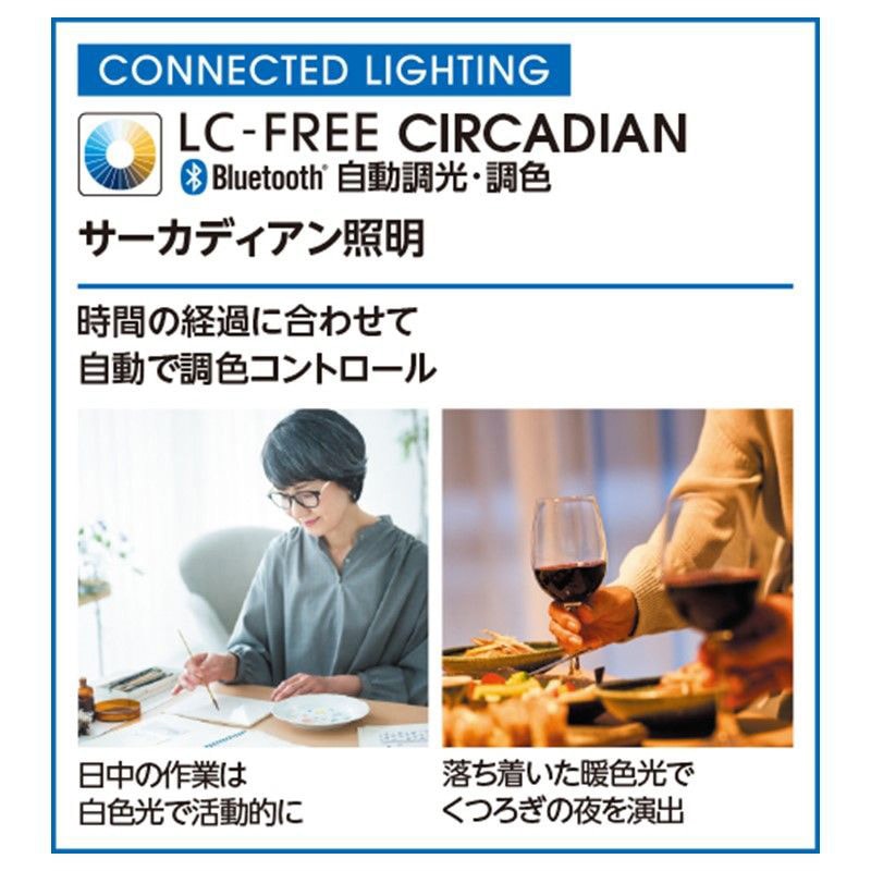 OD361576CR 高演色LED LC-FREE サーカディアンダウンライト ODELIC