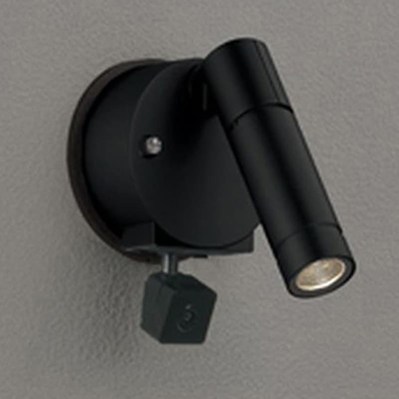 OG264207 LED エクステリア ランプ交換型スポットライト 人検知カメラ