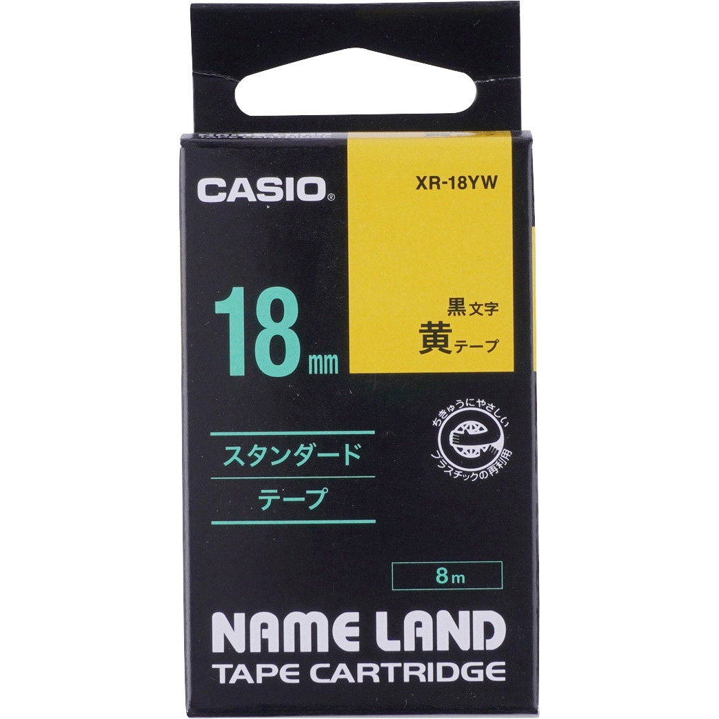 テープカートリッジ 白に黒文字（10個） 18mm カシオ計算機 5個入×6パック 車用品・バイク用品 カシオ計算機 テープ 白に黒文字