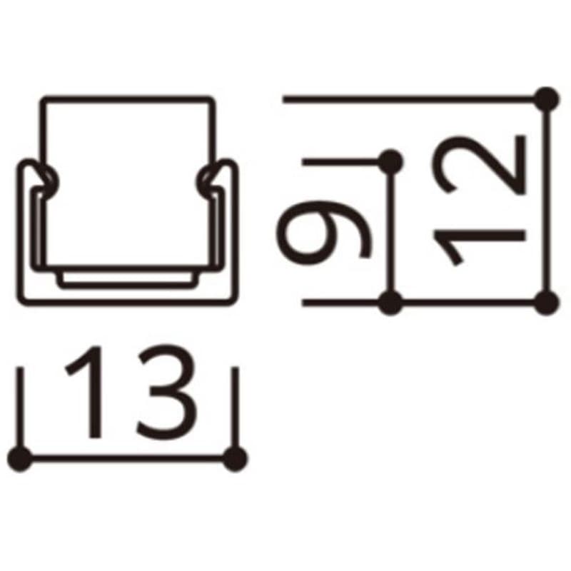 【C24618】パレード OA253541 フレキシブルライン(トップビュー 3面発光 10×10)用パーツ