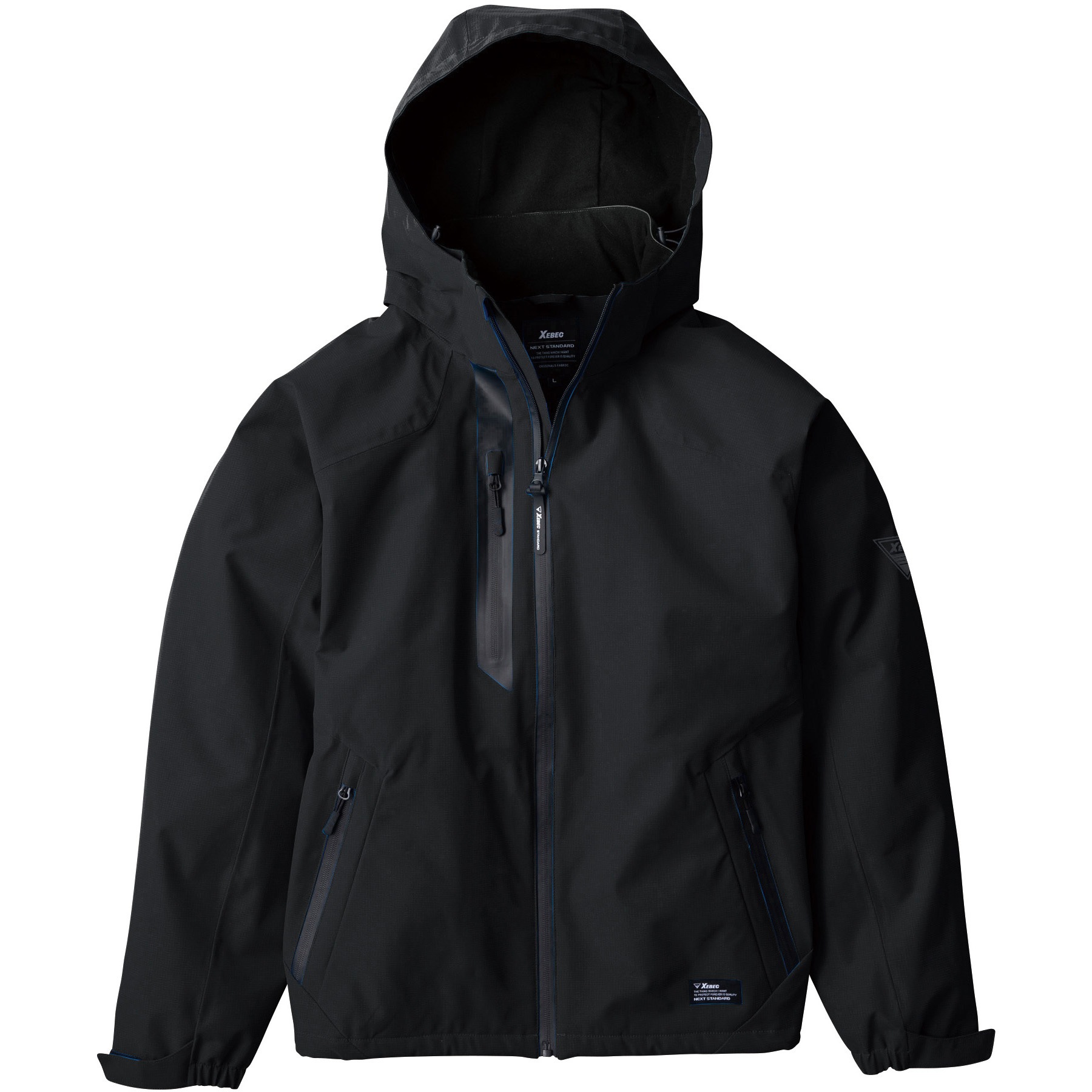 513 513 セイデンボウスイケイボウカンブルゾン ジーベック クロ色 L着丈70cm