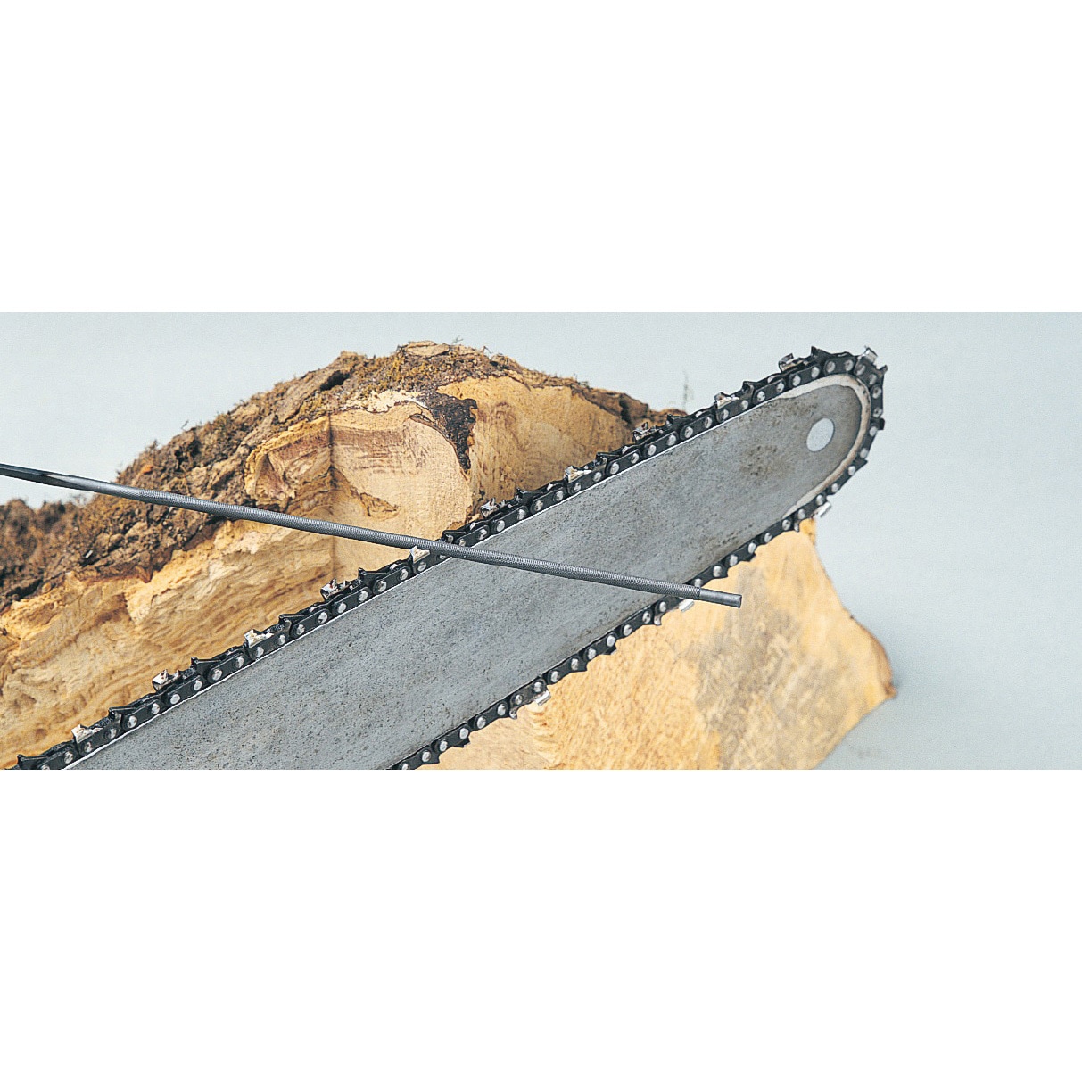 CS-35 チェーンソーヤスリ ツボサン 刃径3.5mm全長250mm 1本 CS-35