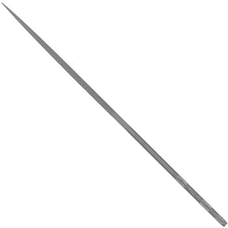 KA01253T 精密ヤスリ 角 #3 ツボサン 鉄などの金属全般 刃幅2.1mm刃長50mm 1セット(12本) KA01253T