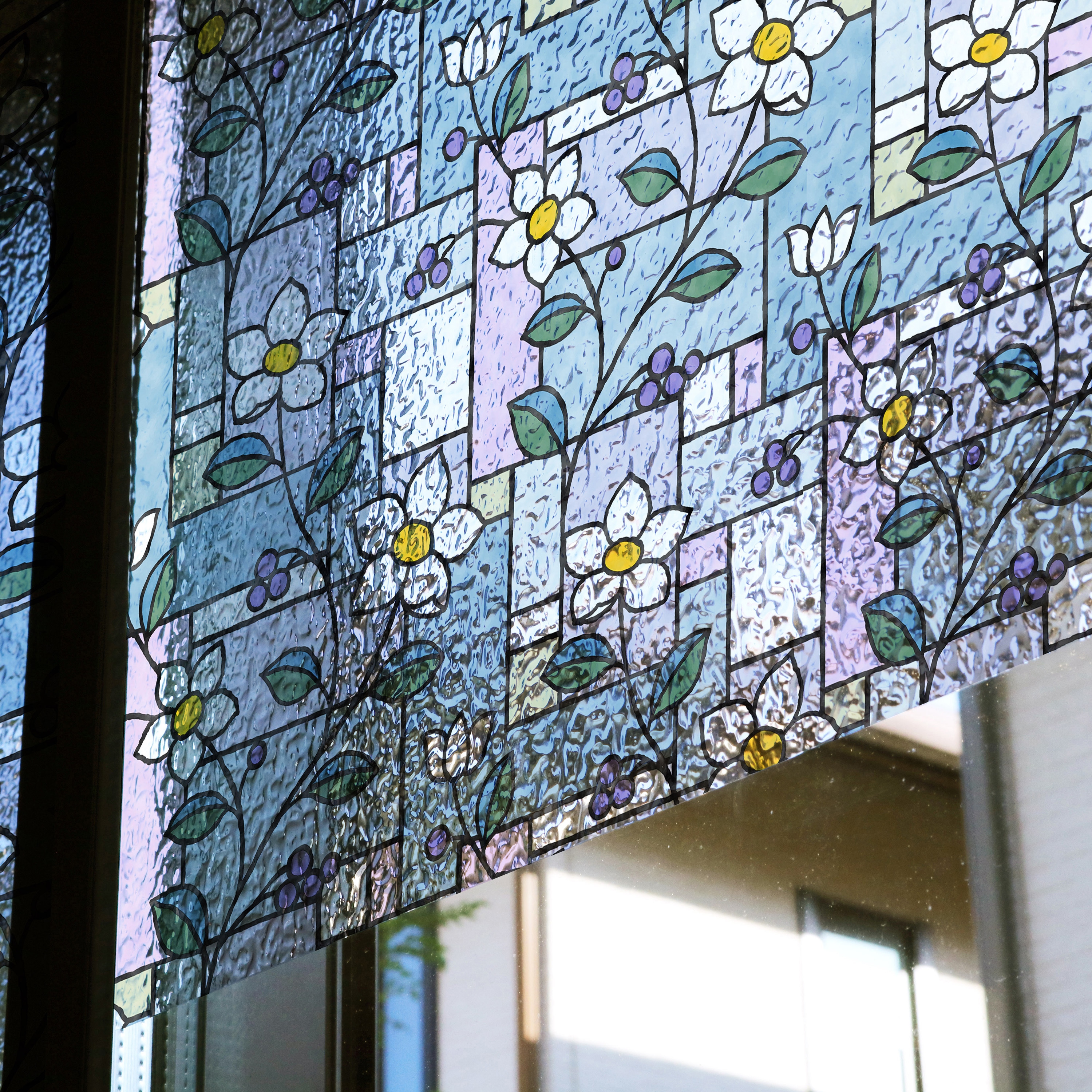 GSR-9257 窓飾りシート/ステンドタイプ 明和グラビア 1反 GSR-9257