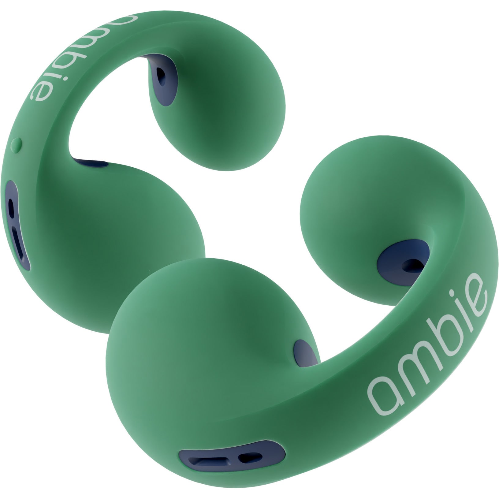 ambie sound earcuffs AM-TW02 グリーン×インディゴ 【公式通販】