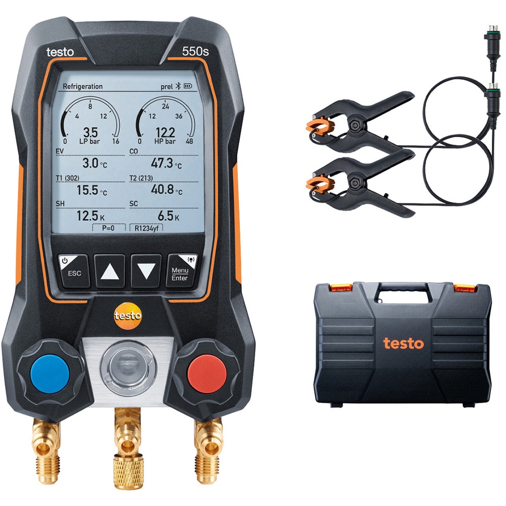 0564 5501 55 デジタルマニホールド testo 550s ベーシックセット 1セット testo(テストー) 【通販モノタロウ】 39,637円