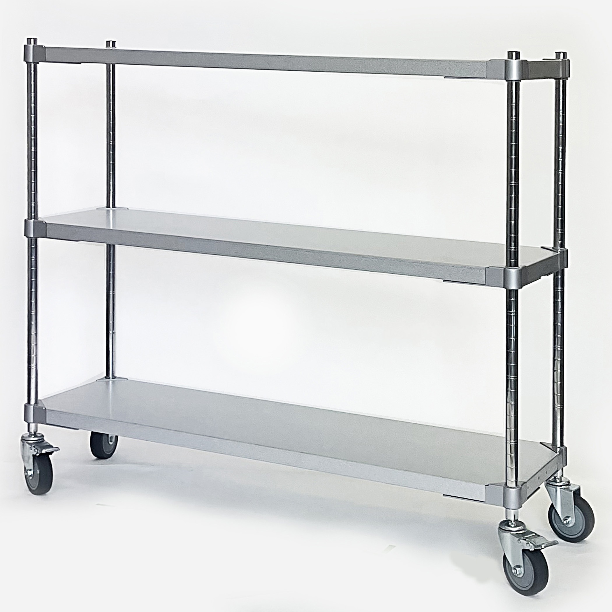 GSW3-351209 ガルバリウムシェルフワゴン プロフェイス 奥行362mm 高さ1038mm 段数3 間口1217mm  GSW3-351209 36,387円