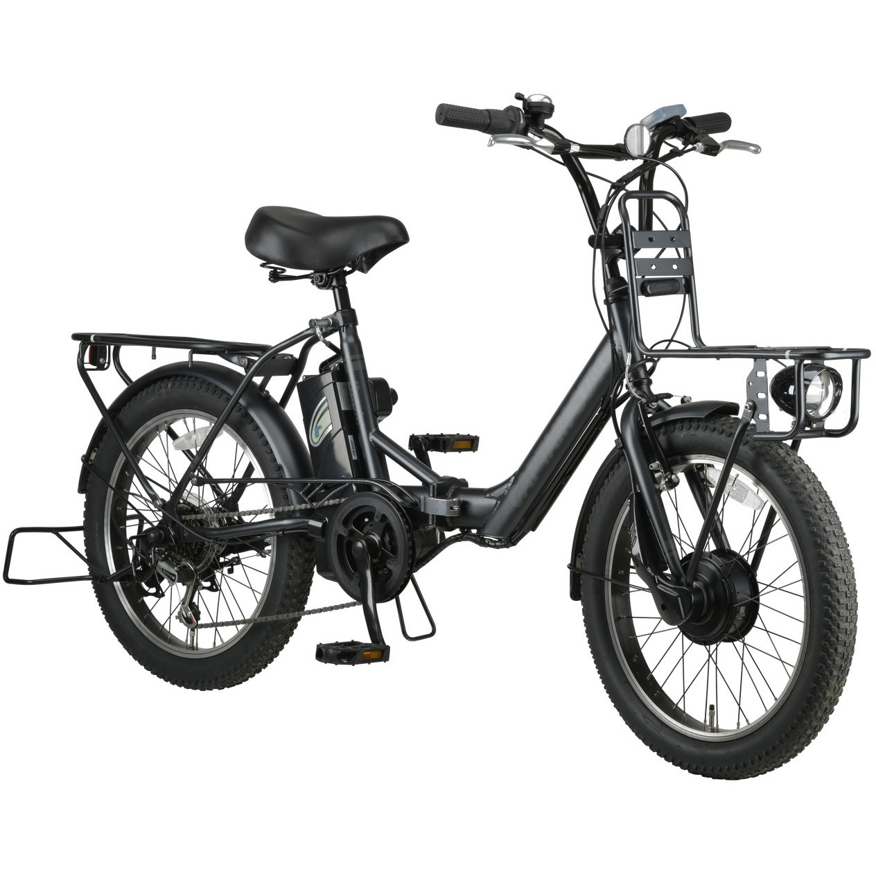 YG-1502 eバーギー電動折りたたみ自転車20インチ 外装6段 1台