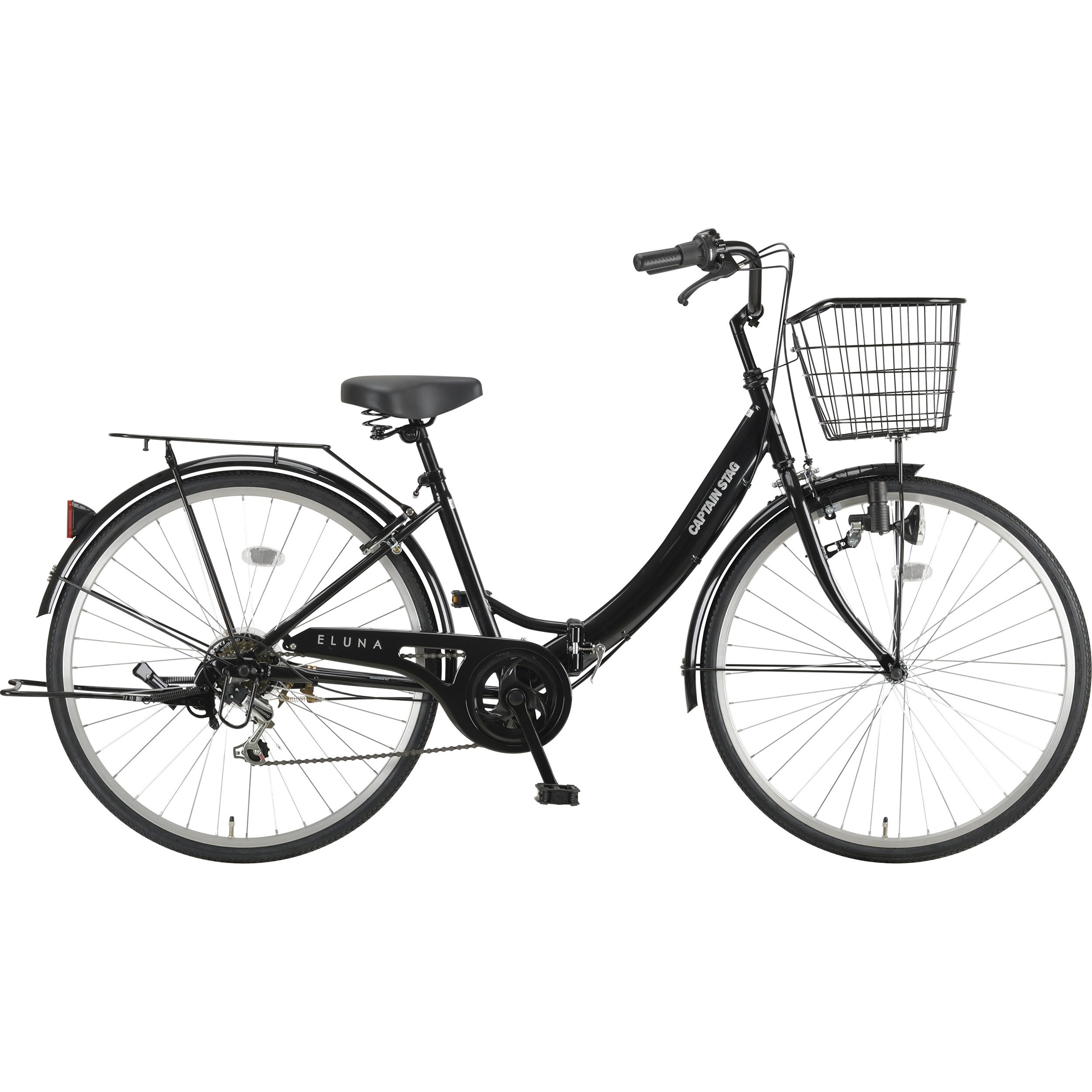 YG-1523 エルナ折りたたみ自転車26インチ外装6段 CAPTAIN STAG