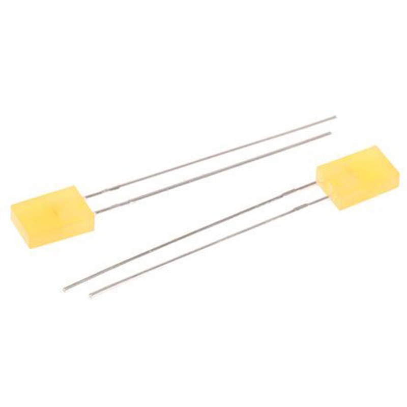 L-113YDT Kingbright LED， 黄， スルーホール実装， 長方形， L-113YDT 1袋(1000個) KINGBRIGHT 【通販モノタロウ】