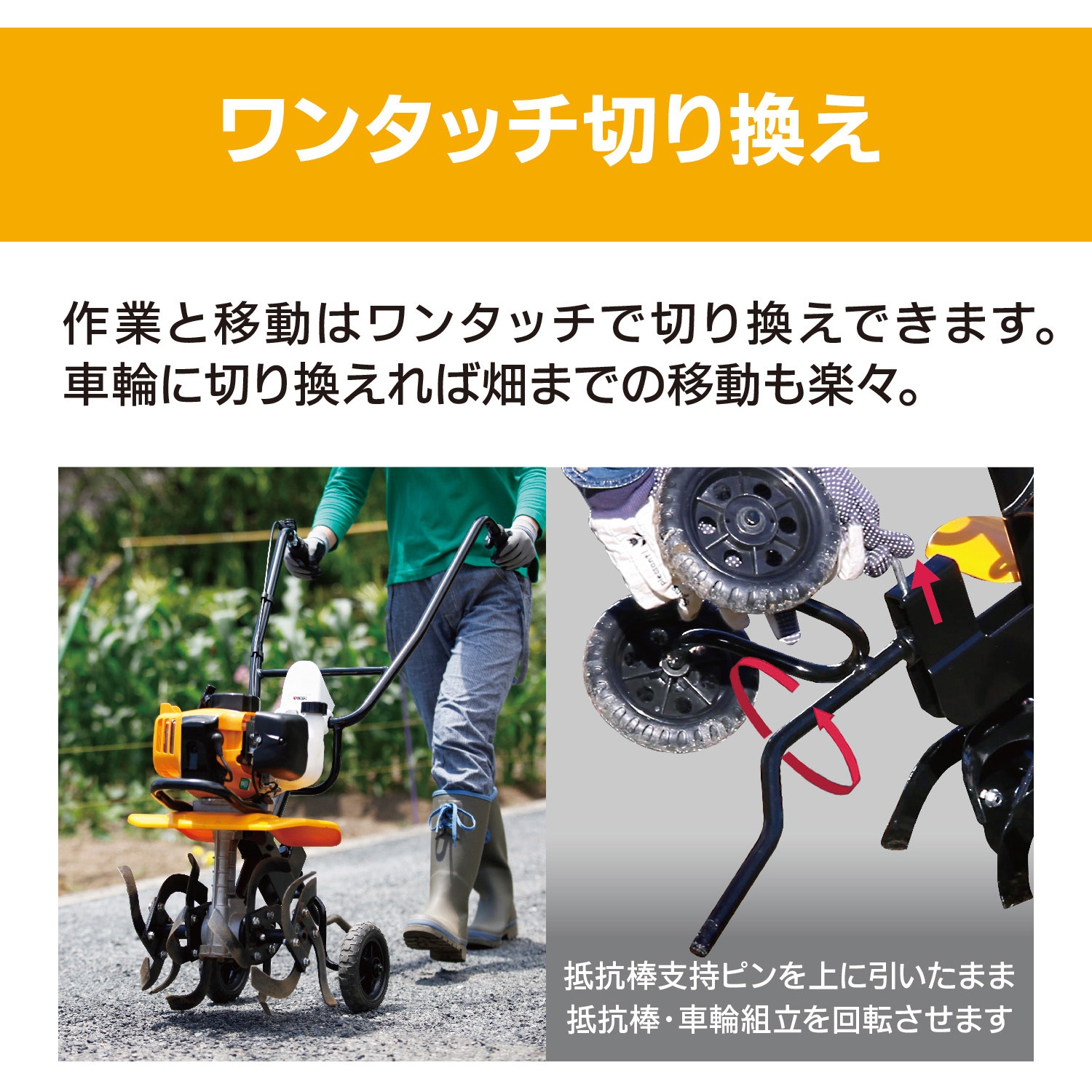 RCVK-4300 エンジンカルチベータ 1台 京セラインダストリアルツールズ