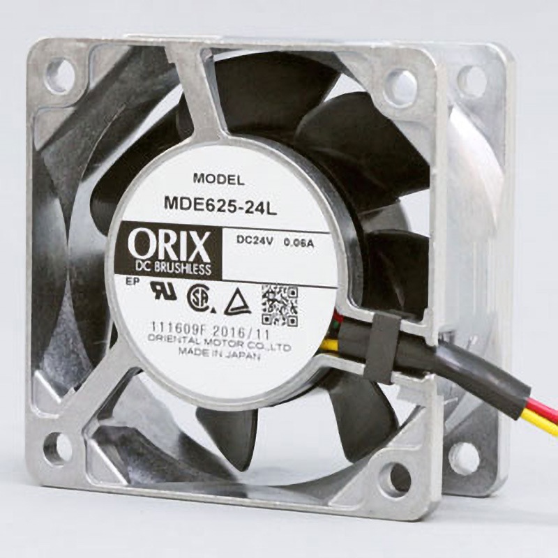 MDE625-24L DC長寿命プロペラファン MDEシリーズ オリエンタルモーター DC24V 取付角寸法60×60mm厚さ25mm  MDE625-24L 5,806円
