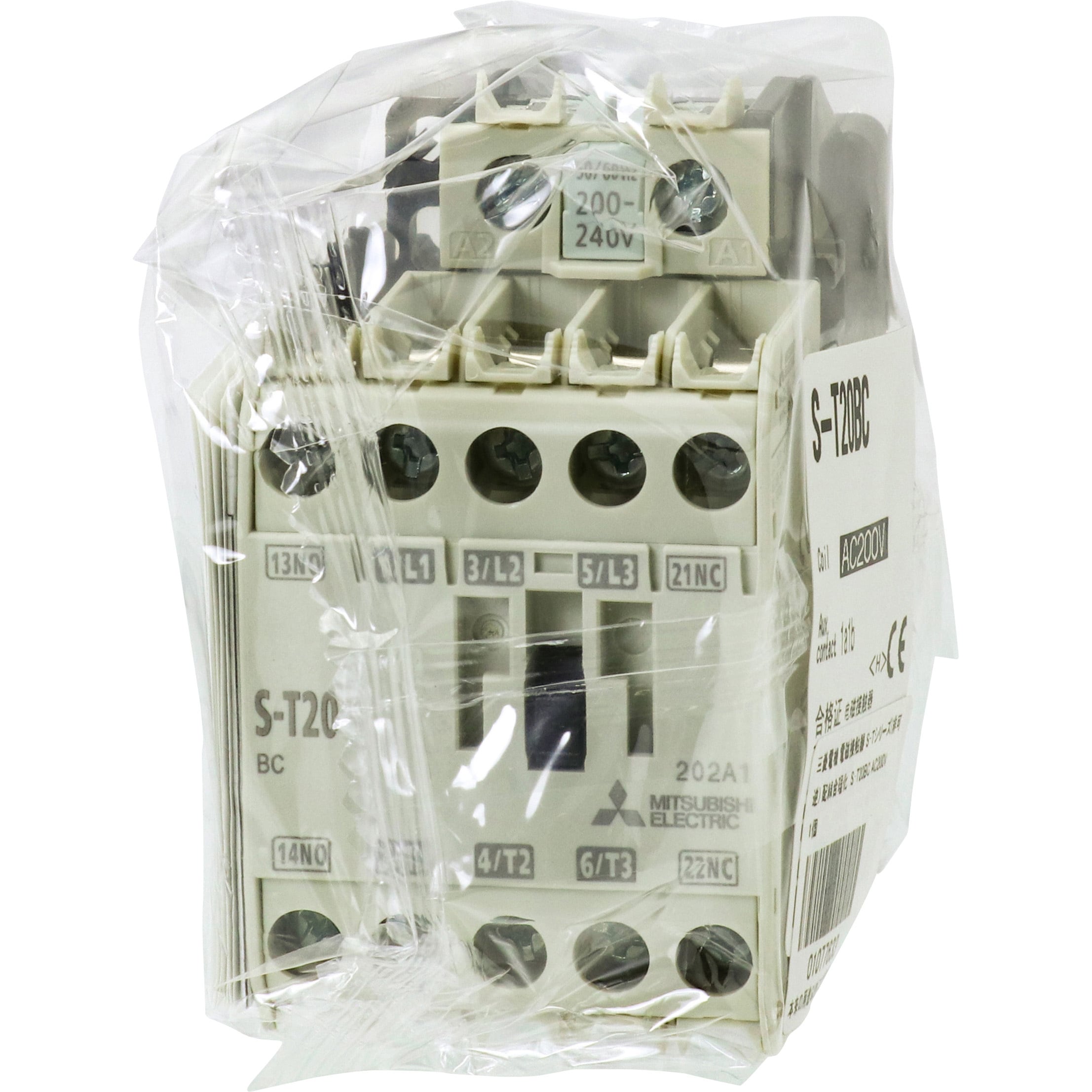 S-T20BC AC200V 電磁接触器 交流操作形 (非可逆) S-Tシリーズ 1個 三菱