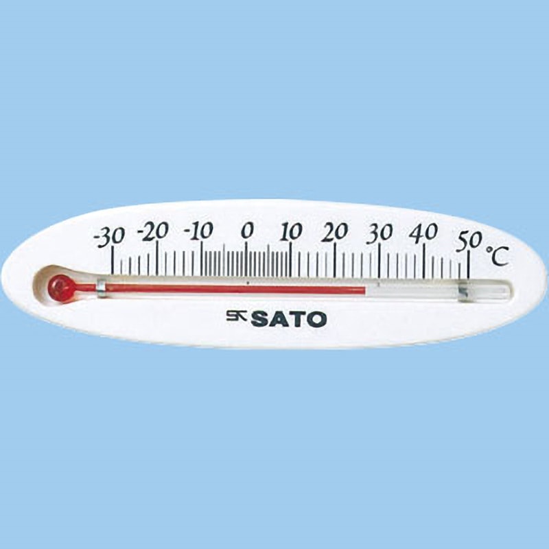 1714-00 冷蔵庫用温度計ミニ 1台 佐藤計量器製作所 【通販モノタロウ】