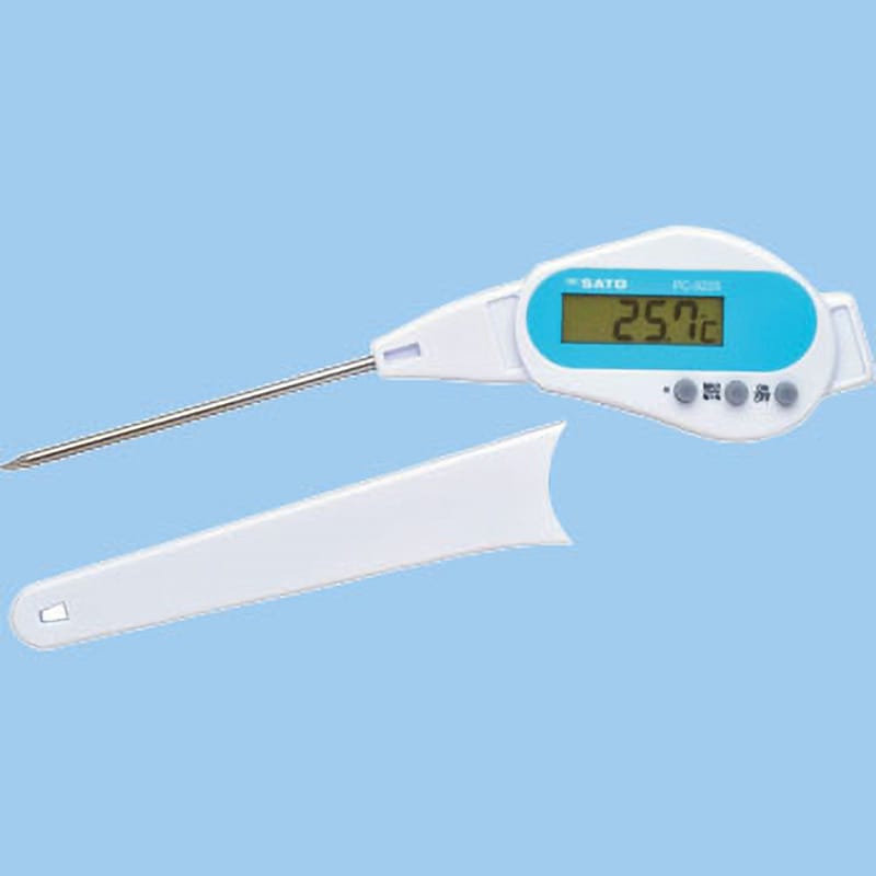 佐藤計量器 防滴型デジタル温度計 1754-00 PC-9225 - 計測工具
