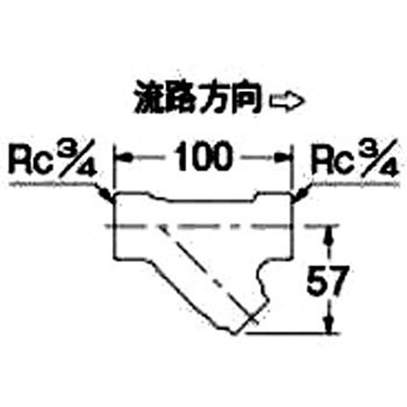 575-910-20 Y型ストレーナー 1個 カクダイ 【通販モノタロウ】