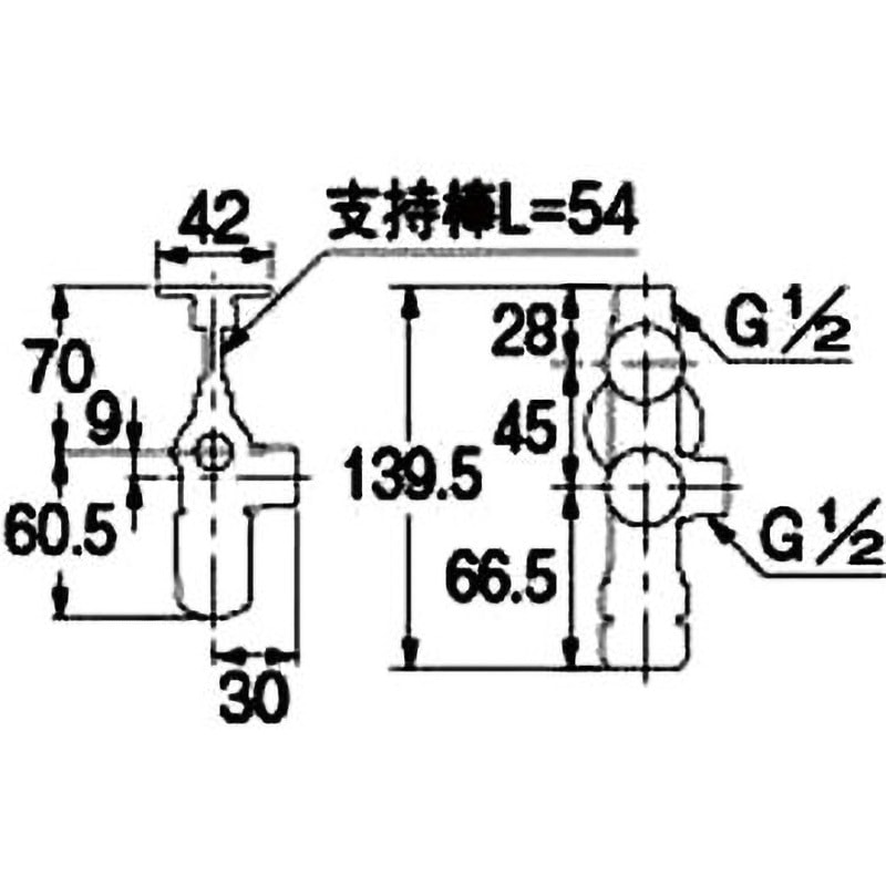 783-551-13B キッチンヘッダー 1個 カクダイ 【通販モノタロウ】