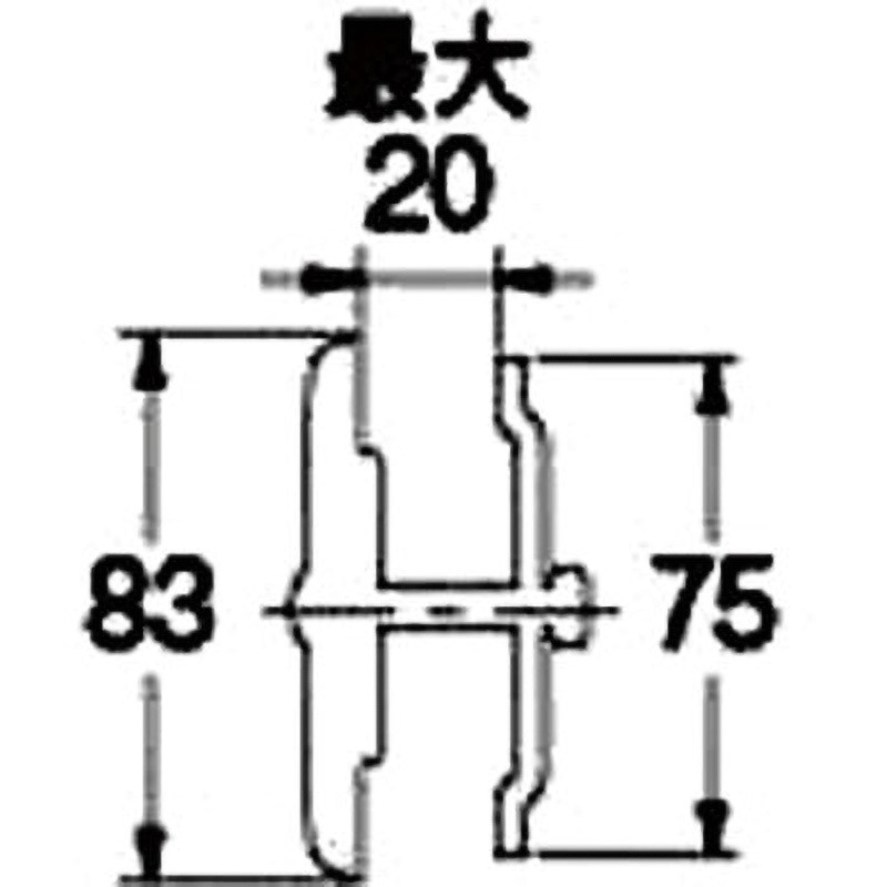 410-445 バス用ビス止プラグ 1個 カクダイ 【通販モノタロウ】