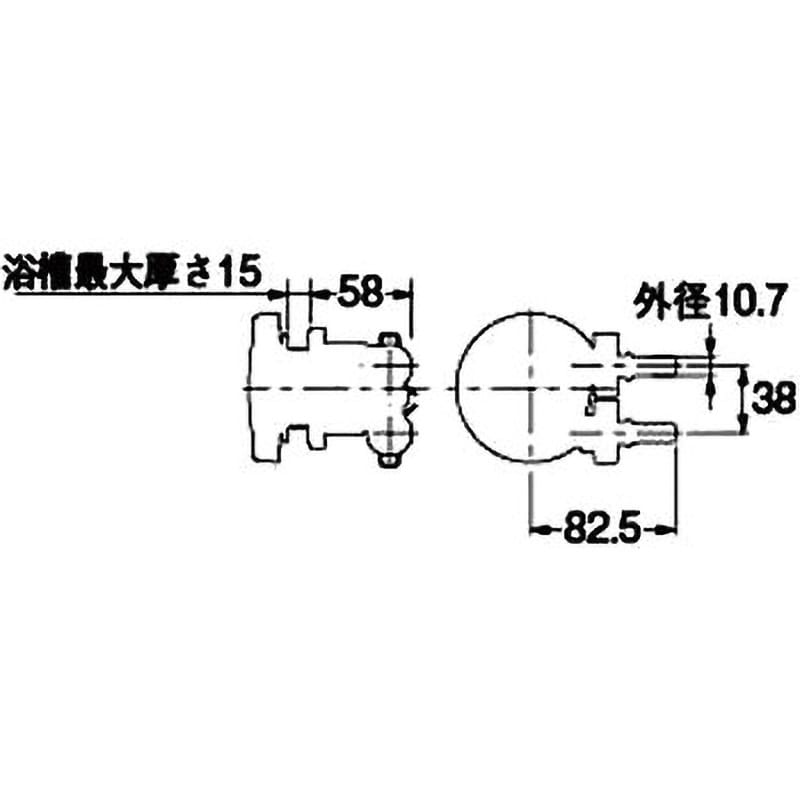 415-121 一口循環金具(ペアホース用) 10A 1個 カクダイ 【通販 415-121 一口循環金具(ペアホース用) 10A 1個 カクダイ 【通販