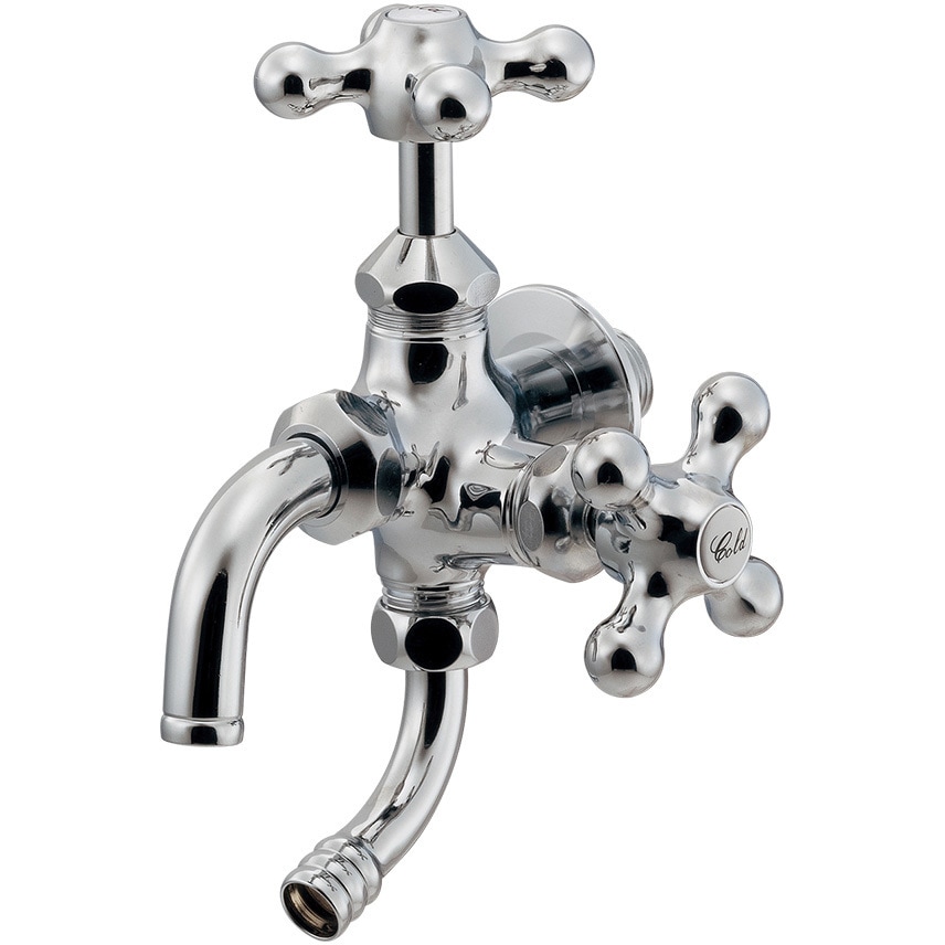 704-141-13 万能ホーム双口水栓(凍結防止つき) 1個 カクダイ 【通販モノタロウ】