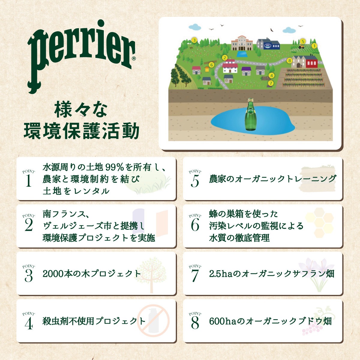 P5-02 ペリエ ナチュラルミネラルウォーター 瓶 1ケース(330mL×24本