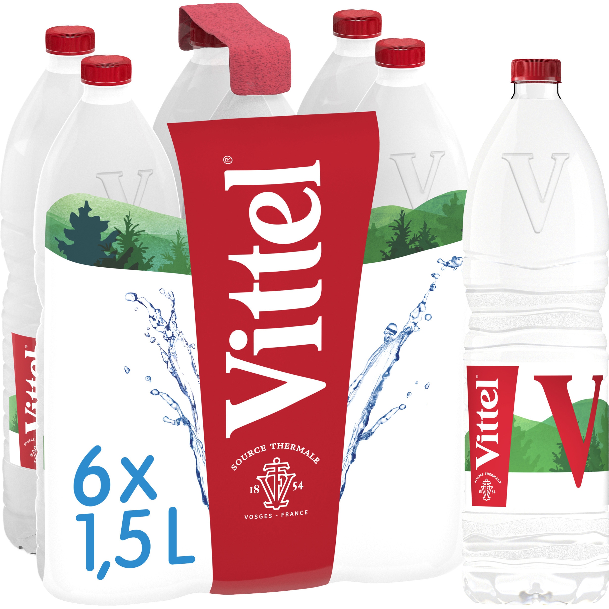 日仏貿易 Vittel(ヴィッテル) 500mlペットボトル×24本入 ミネラルウォーターが毎月