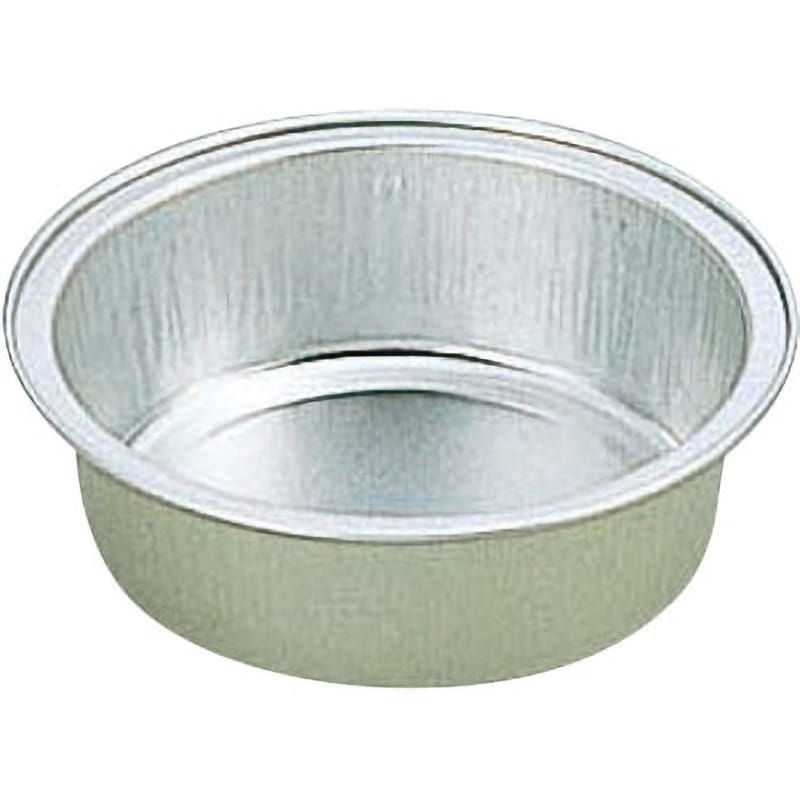 A3080-D 焼型 丸型スムース 東洋アルミエコープロダクツ シルバー色