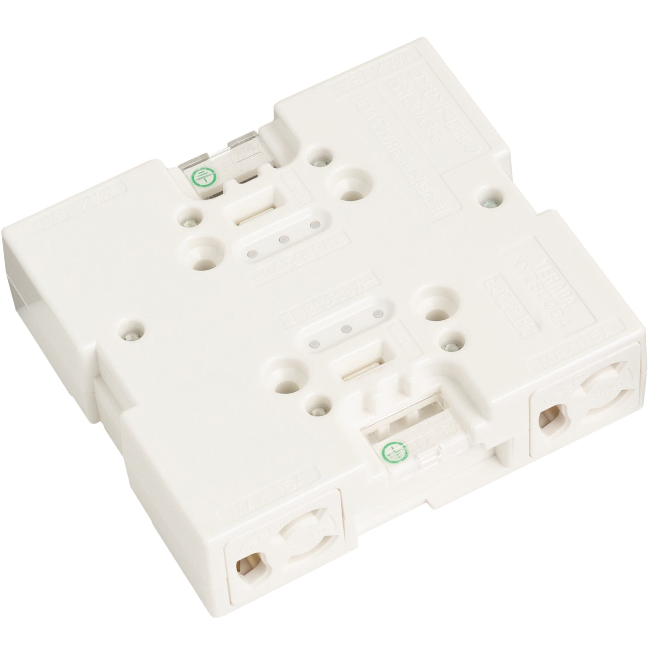 XYZ80004W ブロックコンセント 4分岐 TERADA(寺田電機製作所) 15A 125V
