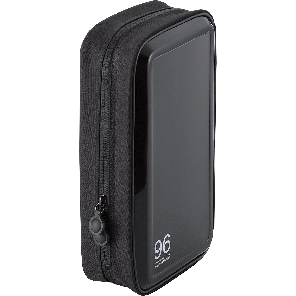 CCD-H96BK CD/DVDケース セミハード ファスナー付 24/52/96/160/320枚