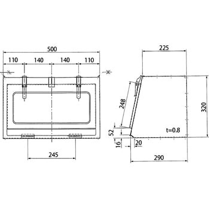 710500AB スチール工具箱 1個 信和自動車工業 【通販モノタロウ】
