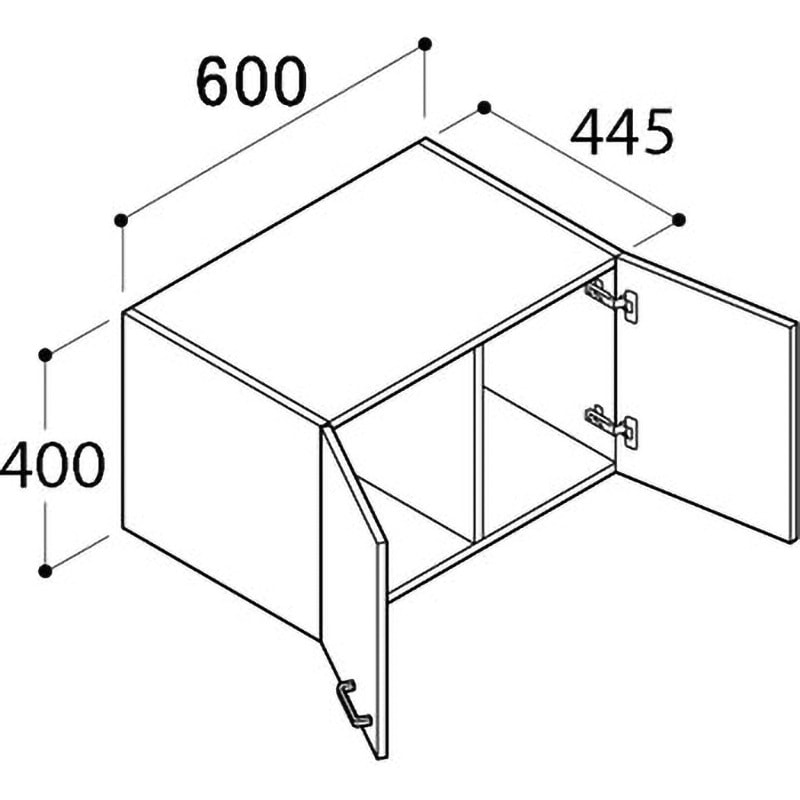 FTVU-604/VP1 アッパーキャビネット オフトシリーズ 1台 INAX(LIXIL