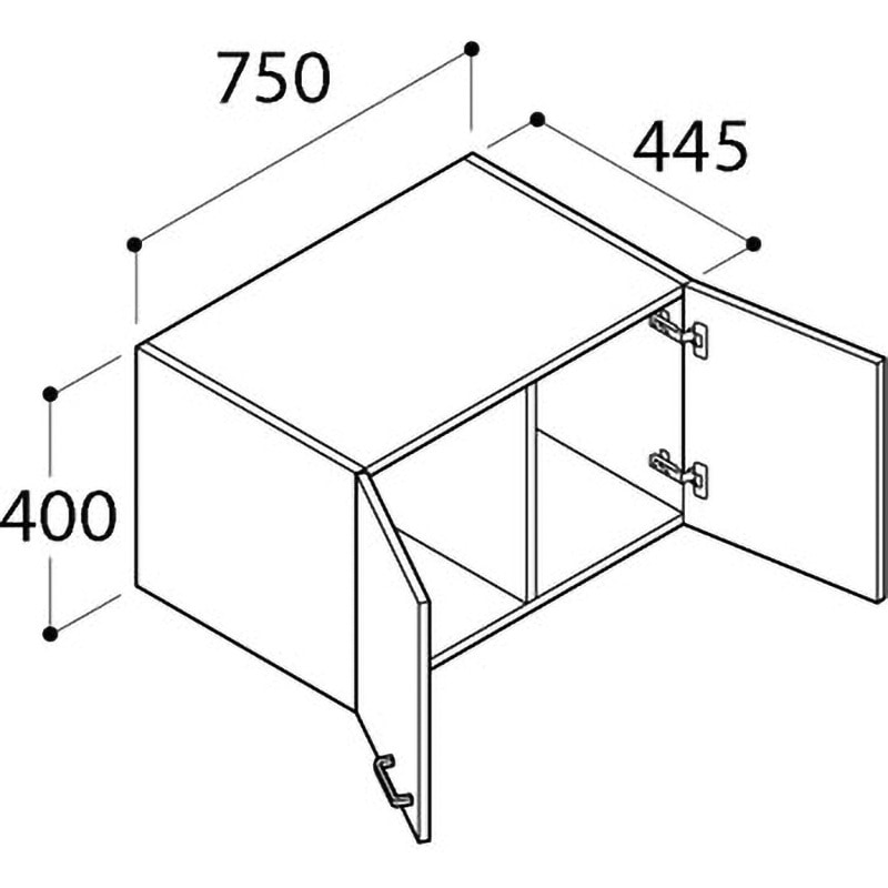FTVU-754/VP1 アッパーキャビネット オフトシリーズ 1台 INAX(LIXIL) 【通販モノタロウ】