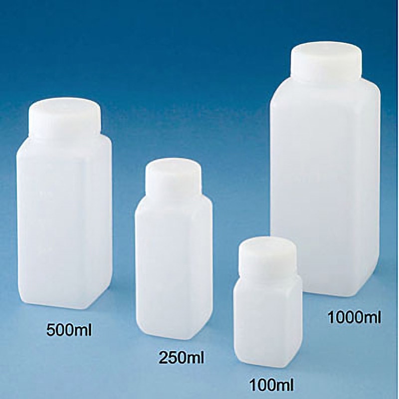 155301 Jボトル角型広口滅菌 NIKKO(ニッコーハンセン) 100mL  1箱(200本)