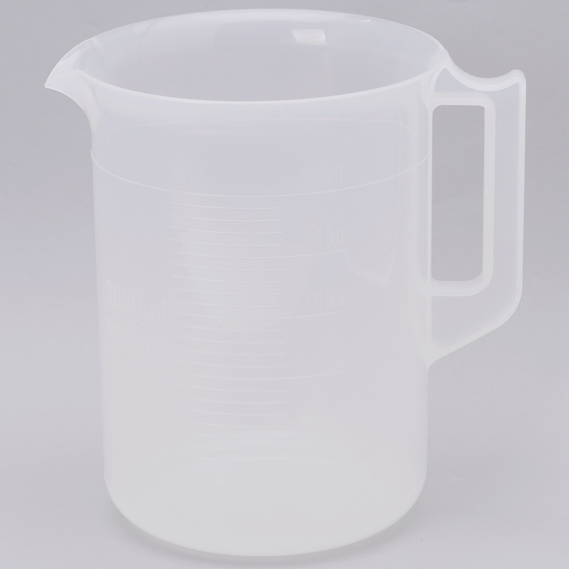 300708 PP計量カップ NIKKO(ニッコーハンセン) 3000mL 1個
