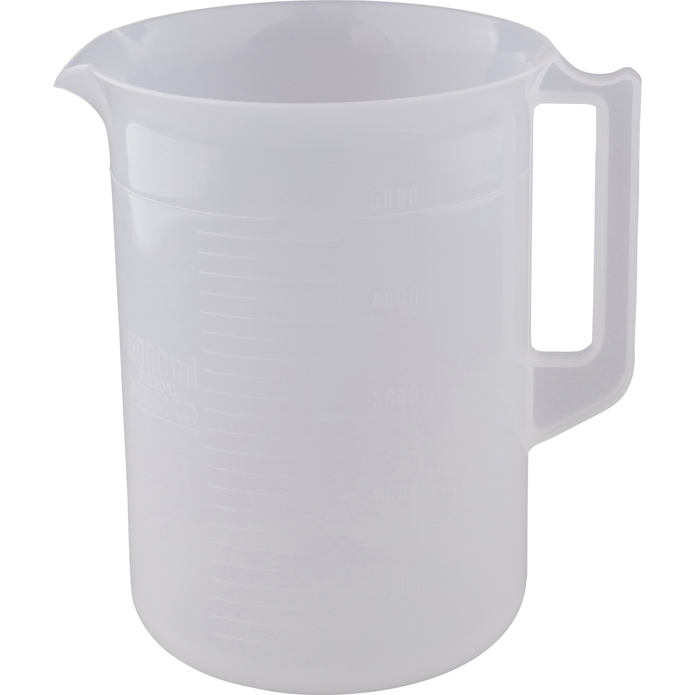 ☆樣專用 300707 PP計量カップ NIKKO(ニッコーハンセン) 5000mL 1個 - 【通販