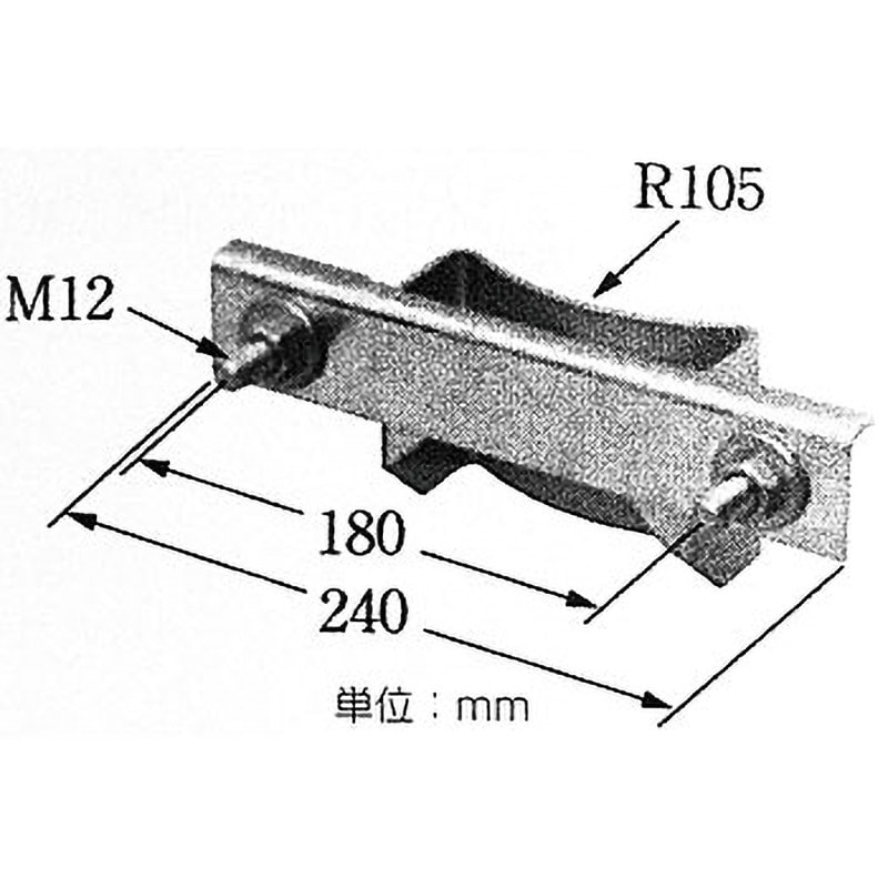 RABX 屋外筐体取付金具 1組 イワブチ 【通販モノタロウ】
