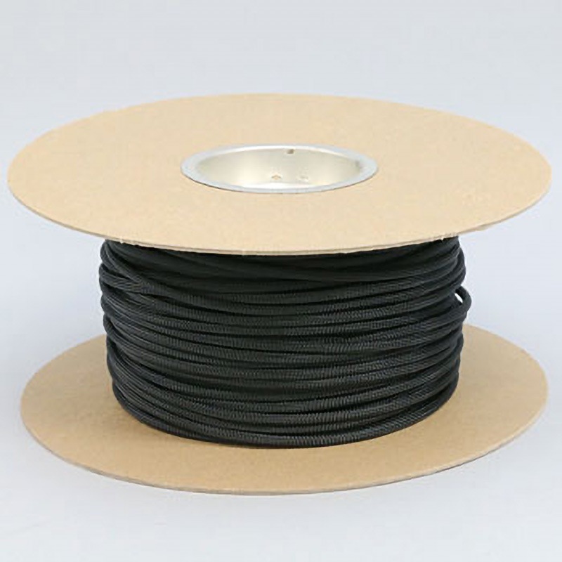 NFL-3 ほつれにくい編組チューブ デンカエレクトロン ポリエステル 全長75m 1本 NFL-3