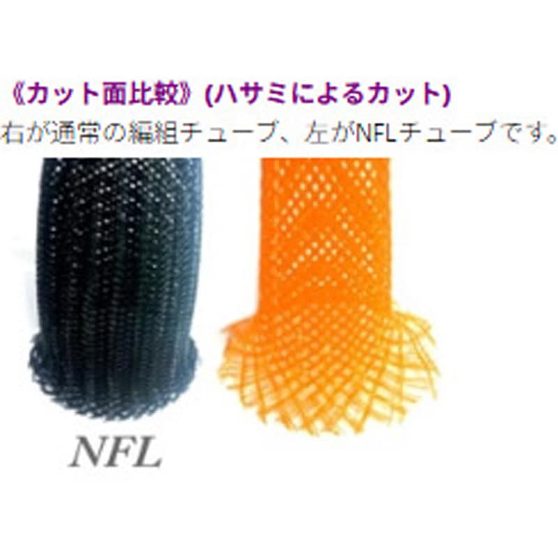 NFL-12 ほつれにくい編組チューブ デンカエレクトロン ポリエステル