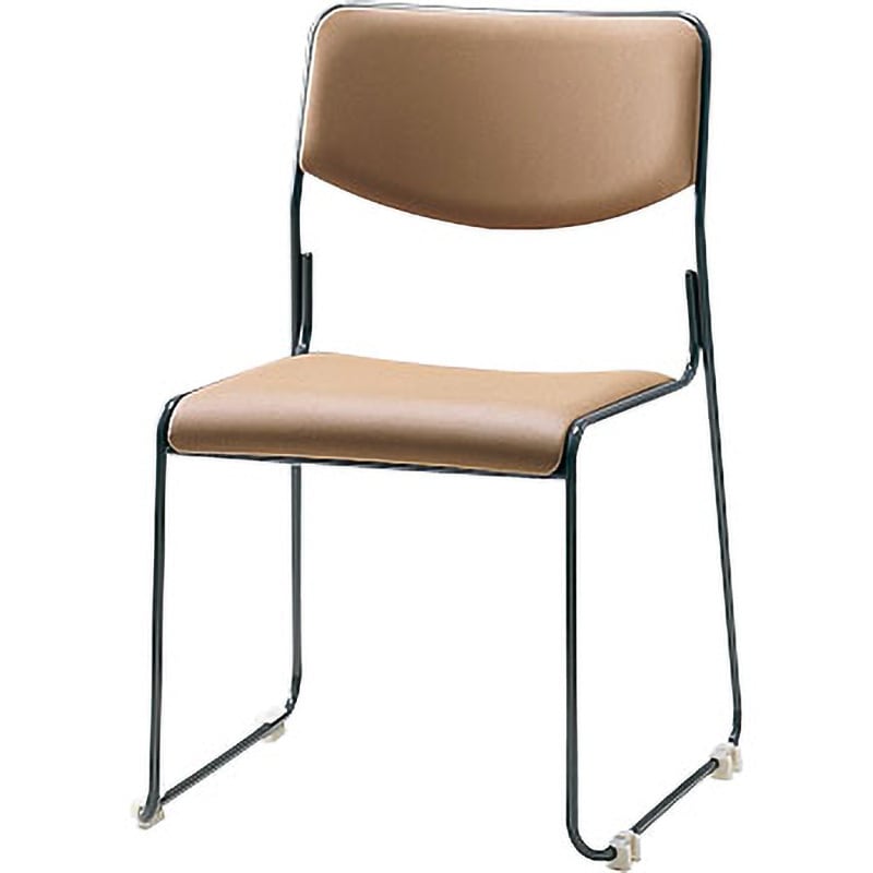 CM272-MX ループスタッキングチェア CM272シリーズ サンケイ ライトブラウン色 高さ755mm幅508mm奥行515mm 1脚