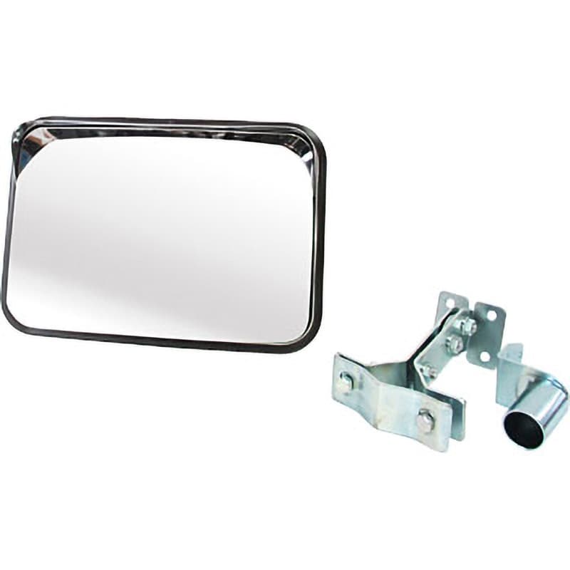 道路用安全用品 ステンレスカーブミラー 丸型２面鏡 320φ 道路反射鏡 - 2